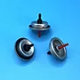 Butane lighter nozzle refill valve assembly connector